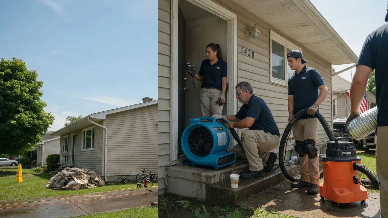 Water Damage Restoration in New Douglas, IL near me
